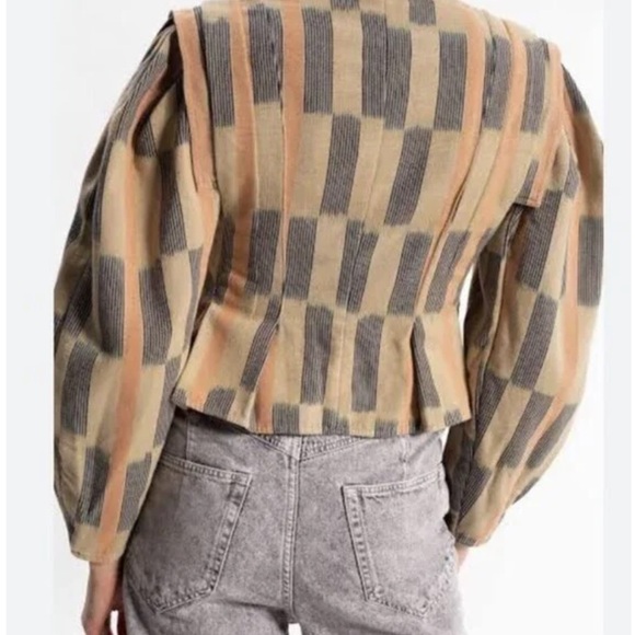 Ulla Johnson Women's Hiroki Cotton Zipper Jacket - Picture 5 of 11